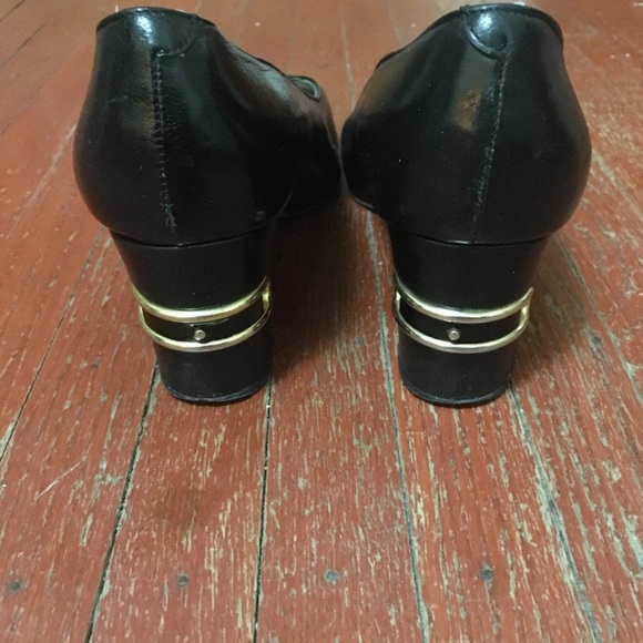 Vintage Italian made black heels - Picture 3 of 3